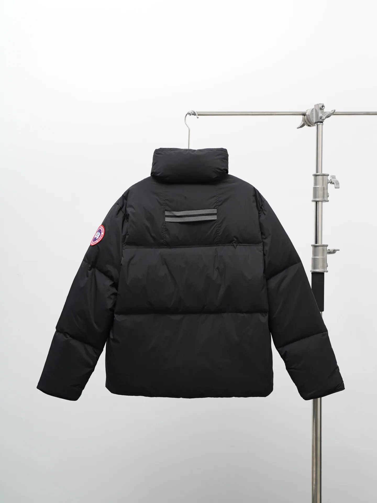 P860 CANADA GOOSE Lawrence Men's Down Jacket Large Goose Down Jacket Black (Red Label) 2802M